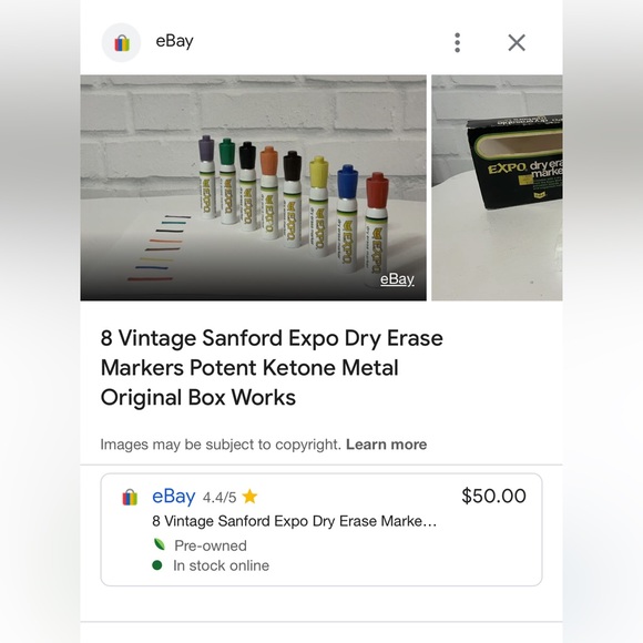 Vintage Sandford Dry Erase Markers - Picture 4 of 5